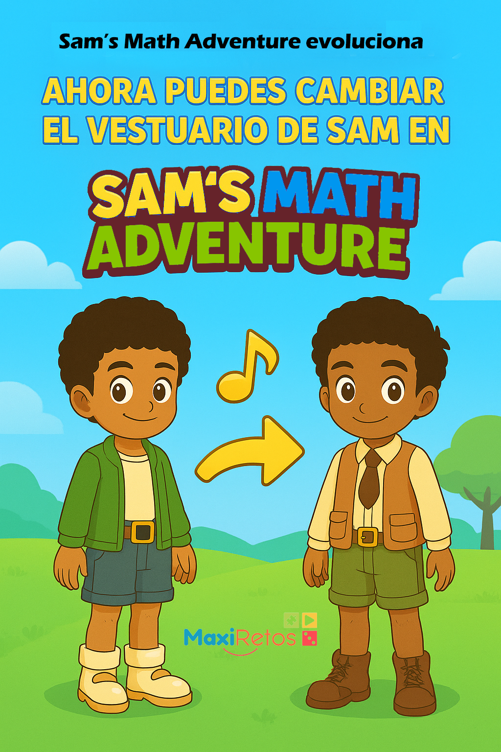 Sam’s Math Adventure evoluciona